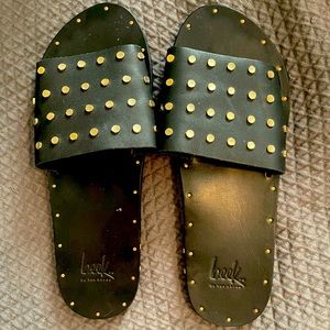 Beek Lovebird sandal , black size 9